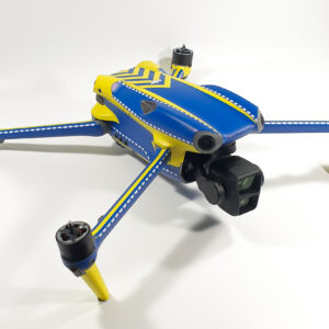 DJI AIR 3s - SKIN - DESIGN: Polizei ohne Wappen und Beschriftung