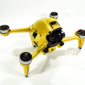 DJI FPV - SKIN - Chrom Gelb