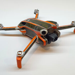 DJI MINI 4 PRO – SKIN – DESIGN: SAR ohne Schrift und Logos + 10x Akku- sowie DJI RC2 + RC-N2 Folie