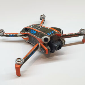 DJI MINI 4 PRO – SKIN – DESIGN: SAR + 10x Akku- sowie DJI RC2 + RC-N2 Folie