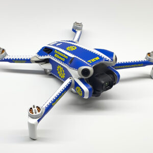 DJI MINI 4 PRO – SKIN – DESIGN: THW + 10x Akku- sowie DJI RC2 + RC-N2 Folie