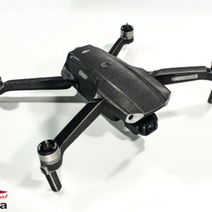 DJI MAVIC AIR 2  + RC - SKIN - ALU GRAU GEBÜRSTET - 3-5x Batterie / Folie/Decal