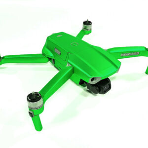 DJI MAVIC AIR 2  + RC - SKIN - CHROM GRÜN - 3-5x Batterie / Folie / Decal