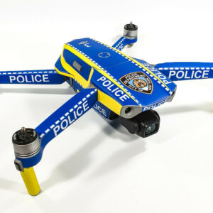 DJI MAVIC AIR 2 - SKIN - DESIGN: POLICE - Folie / Decal / Wrap / Foil