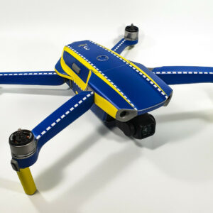 DJI MAVIC AIR 2 - SKIN - DESIGN: Polizei ohne Wappen und Schrift - Folie / Decal