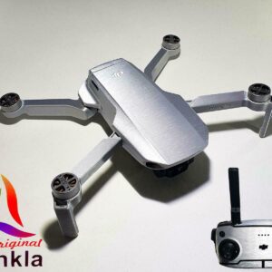 DJI MAVIC MINI - SKIN - ALU SILBER GEBÜRSTET - Folie / Decal / Wrap / Drohne