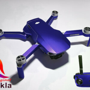 DJI MAVIC MINI - SKIN - CHROM BLAU - Folie / Decal / Wrap / Drohne