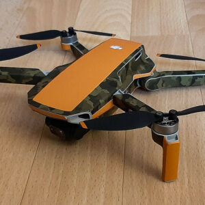 DJI MINI 4K - SKIN - DESIGN -  Camo and Orange / Folie / Foil / Decal / Wrap