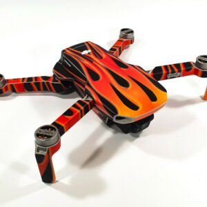 DJI MINI 4K - SKIN - DESIGN: FLAMES  - Decal - Wrap -  Folie