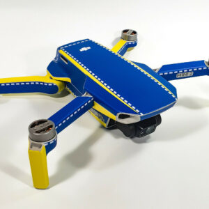 DJI MINI 4K - SKIN - Design: Polizei ohne Wappen und Schrift - Wrap -  Folie