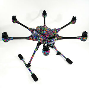 YUNEEC TYPHOON H - SKIN - Dankla Coloursplash - Drohne - Landegestell - Decal