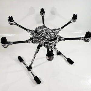 YUNEEC TYPHOON H - SKIN - DigiCamo Grau - Drohne - Landegestell - Decal - Wrap