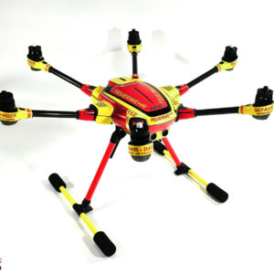 YUNEEC TYPHOON H - SKIN - FEUERWEHR * - Drohne - Landegestell - Decal - Wrap