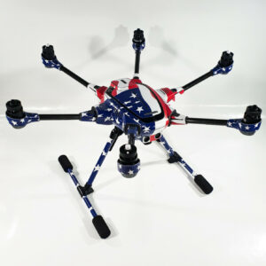 YUNEEC TYPHOON H - SKIN - USA - Drohne - Landegestell - Decal - Wrap