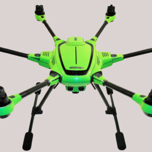 YUNEEC TYPHOON HPLUS - SKIN - CARBON GRÜN / GREEN / Wrap / Decal / Drohne