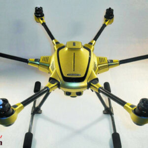 YUNEEC TYPHOON HPLUS - SKIN - CHROM GELB / YELLOW / Wrap / Decal / Drohne