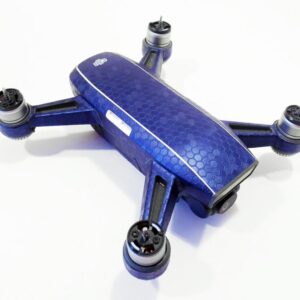 DJI SPARK - SKIN - HONEYCOMB BLAU - Decal - Wrap - Folie