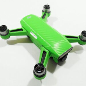 DJI SPARK - SKIN - Carbon Grün - Decal - Wrap - Folie