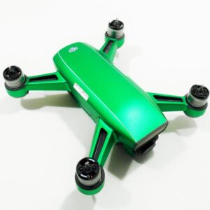 DJI SPARK - SKIN - Chrom Grün - Decal - Wrap - Folie