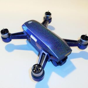 DJI SPARK - SKIN - METALLIC INTERGALACTIC BLUE - Decal - Wrap - Folie